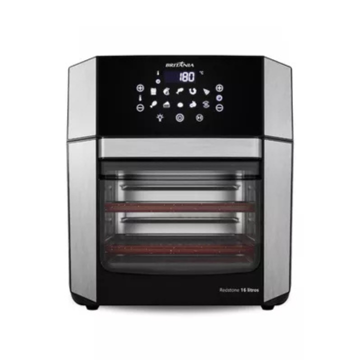 Air Fryer Oven Britânia 16L 4 Em 1 Porta Removível